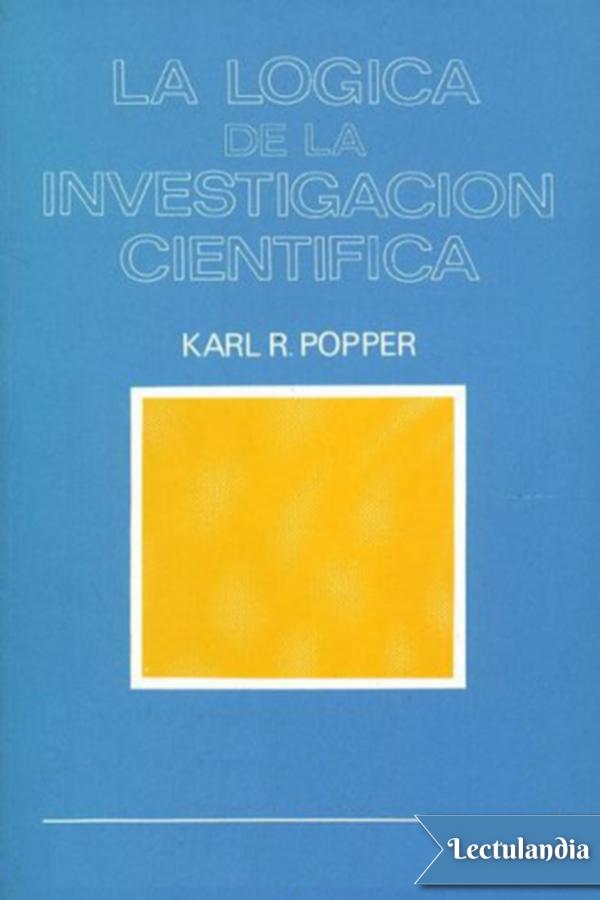 La lógica de la investigación científica