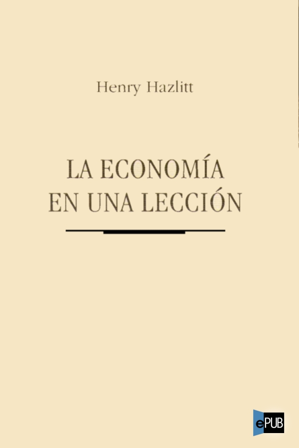 La economía en una lección